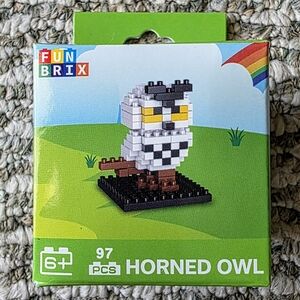 Fun Brix Horned Owl